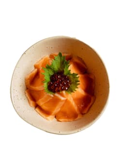 salmon ikura don