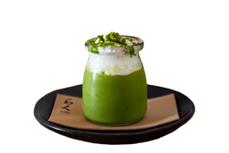 matcha panna cotta